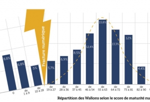 Baromètre Citoyens - 2019 - AdN - courbe des maturités numériques - courbe de Gauss