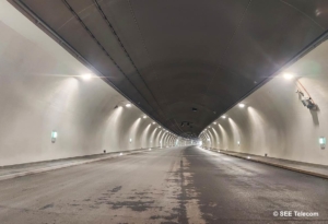 Tunnel Lubien - Pologne - radiocommunications SEE Telecom